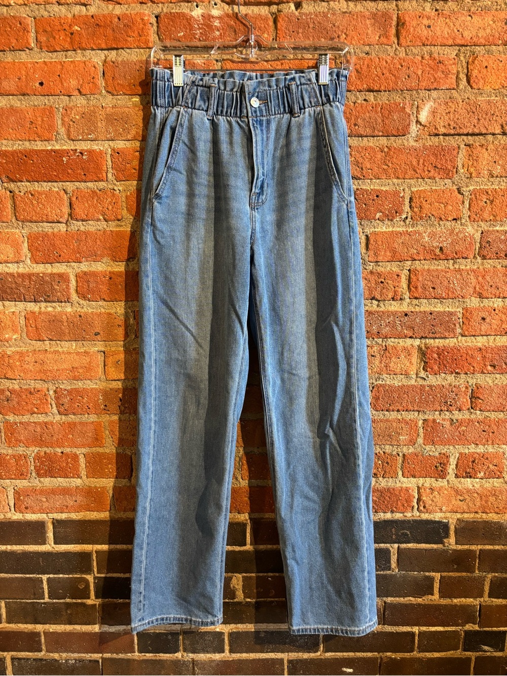 American Eagle Outfitters Light Blue Wide Leg Jeans